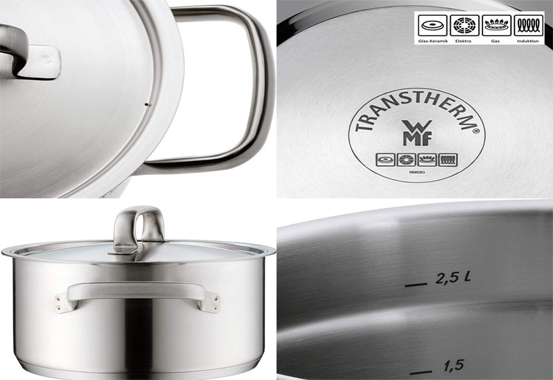 Bộ nồi WMF Gourmet Plus 7 món - Hàng chính hãng