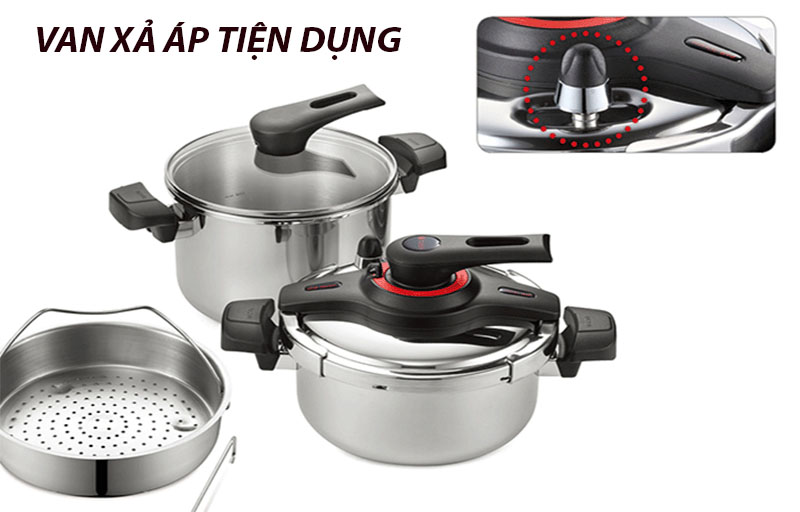 Bộ nồi áp suất inox PoongNyun VGPC2-SET - Hàng chính hãng