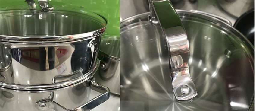 Bộ nồi ba đáy Inox Eurosun MC1702-Harmony - Hàng chính hãng