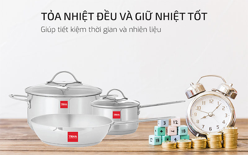 Bộ nồi bếp từ Teka SS1109 - Hàng chính hãng