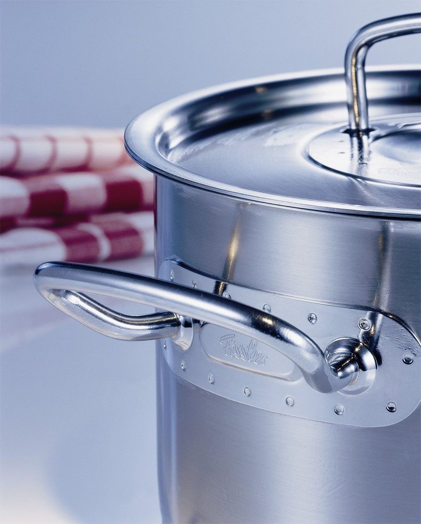 Bộ nồi chảo 4 món Fissler ORIGINAL PRO 084-133-04-000 nắp inox - Hàng chính hãng