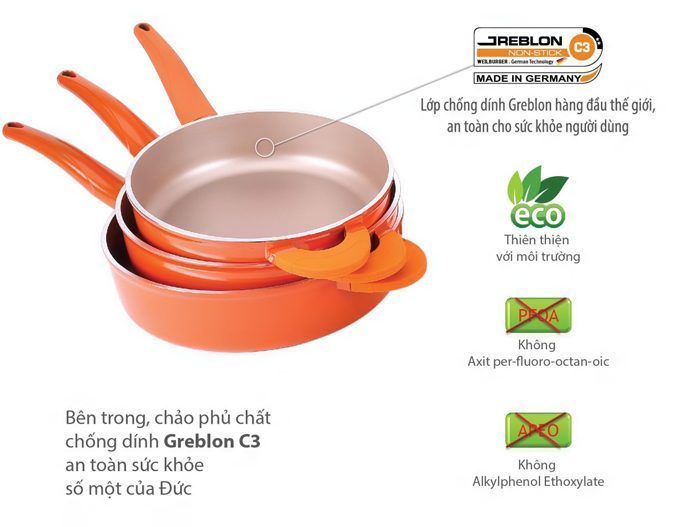 Bộ nồi chảo Elmich