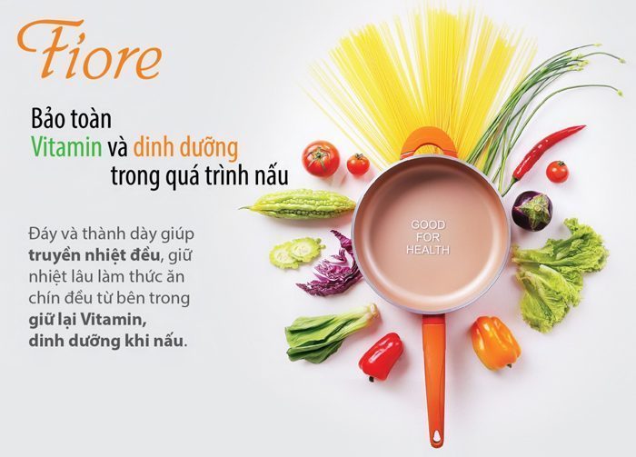 Đáy và thành nồi chảo Elmich Vitaplus Fiore