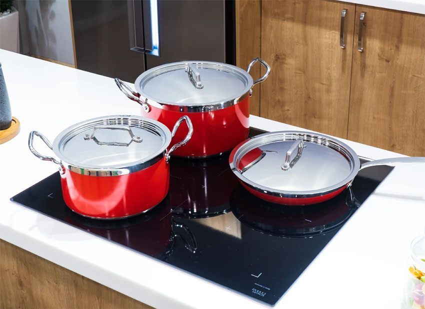 Bộ nồi chảo Hafele COOKWARE RED 531.08.042 - Hàng chính hãng