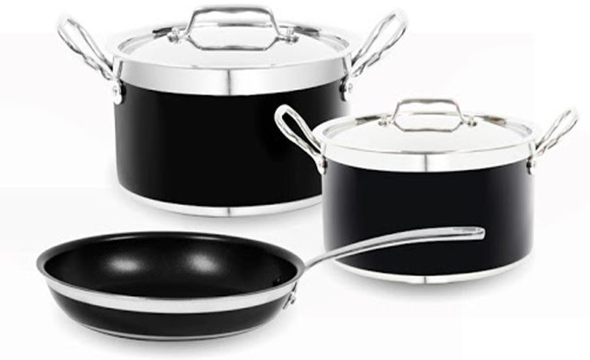Bộ nồi chảo Hafele COOKWARE BLACK 531.08.043 - Hàng chính hãng