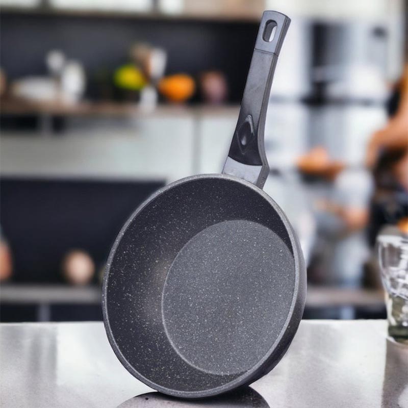 Bộ nồi chảo đá đúc đáy từ Bennix Terra BN-01HOME - Hàng chính hãng