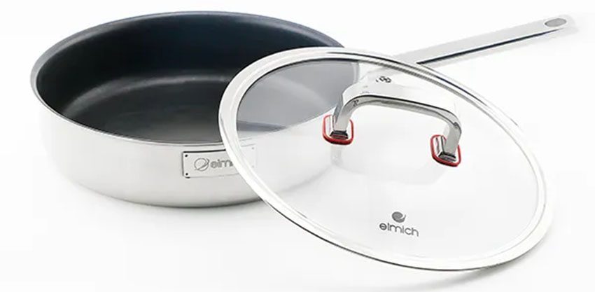 Bộ nồi chảo inox Elmich Diamond EL3329 - Hàng chính hãng