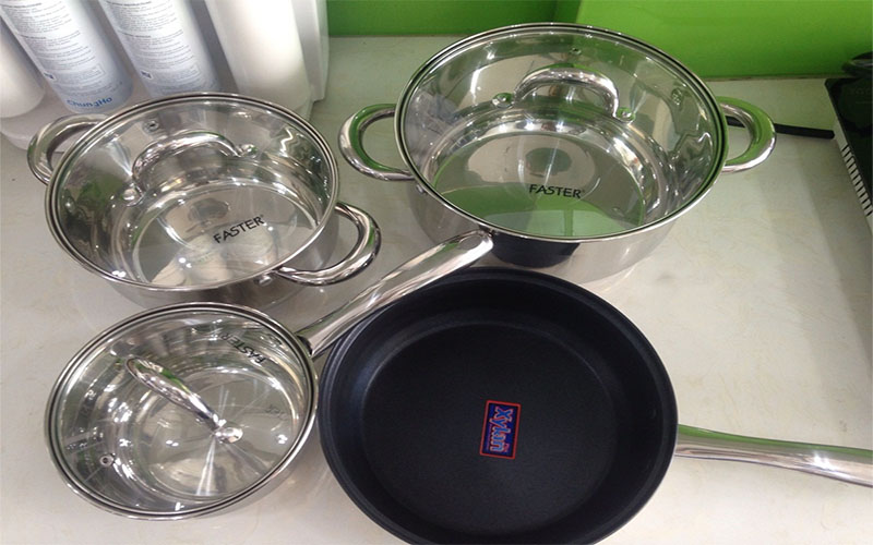 Bộ nồi inox Faster Daily - Hàng chính hãng