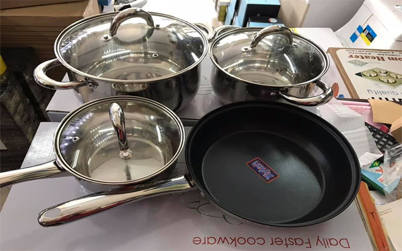 Bộ nồi inox Faster Daily - Hàng chính hãng