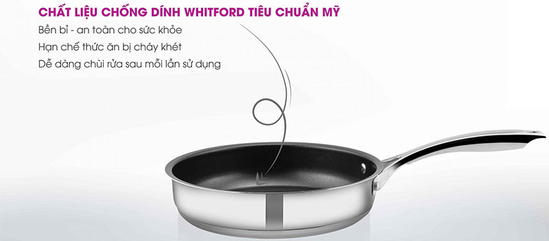 Bộ nồi chảo inox Mutosi MC-347 - Hàng chính hãng