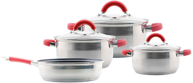 Bộ nồi chảo inox cao cấp Elmich EDA-23504 - Hàng chính hãng