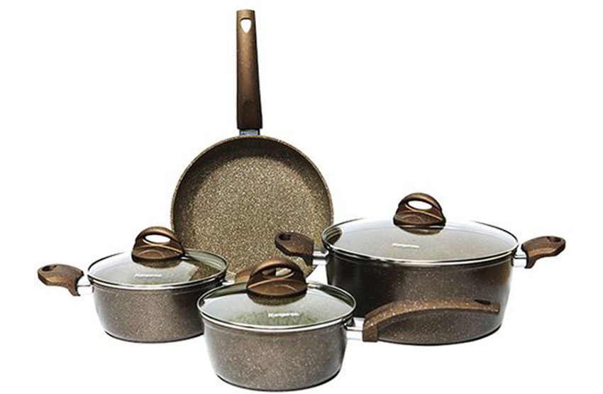 Bộ nồi chảo nhôm Kangaroo KG992M