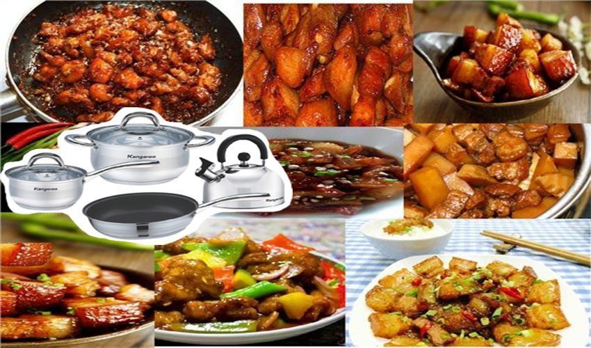 Ứng dụng của bộ nồi chảo quánh ấm Kangaroo KG998M