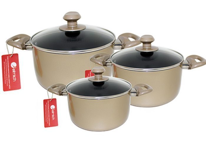 Bộ nồi Elmich EIV 630C - Hàng chính hãng