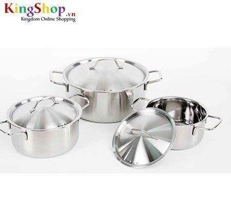Bộ nồi Elegan Happy Cook EL06SRY  - Thiết kế tinh tế - Hàng chính hãng