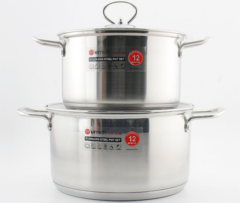 Bộ nồi inox 2 chiếc Elmich 2353367 - Hàng chính hãng