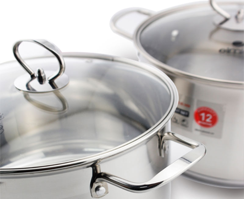 Bộ nồi inox 2 chiếc Elmich 2353367 - Hàng chính hãng