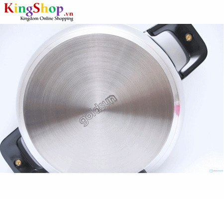 Bộ nồi inox 3 đáy Goldsun GP09-3306SS - Hàng chính hãng