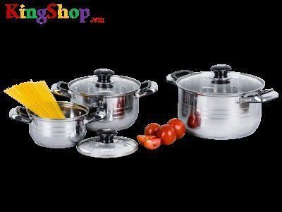 Bộ nồi inox 3 đáy Goldsun GP09-3306SS - Hàng chính hãng