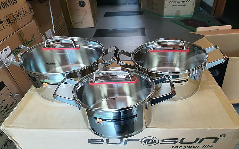 Bộ nồi inox Eurosun MC1805-VISIONS