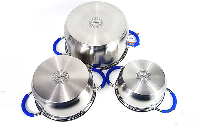 Bộ nồi inox 3 món Povena PVN-C5 - Hàng chính hãng