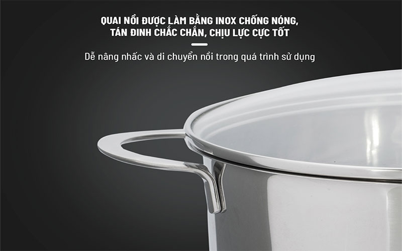 Bộ nồi inox 5 đáy Nagakawa NAG1351 - Hàng chính hãng