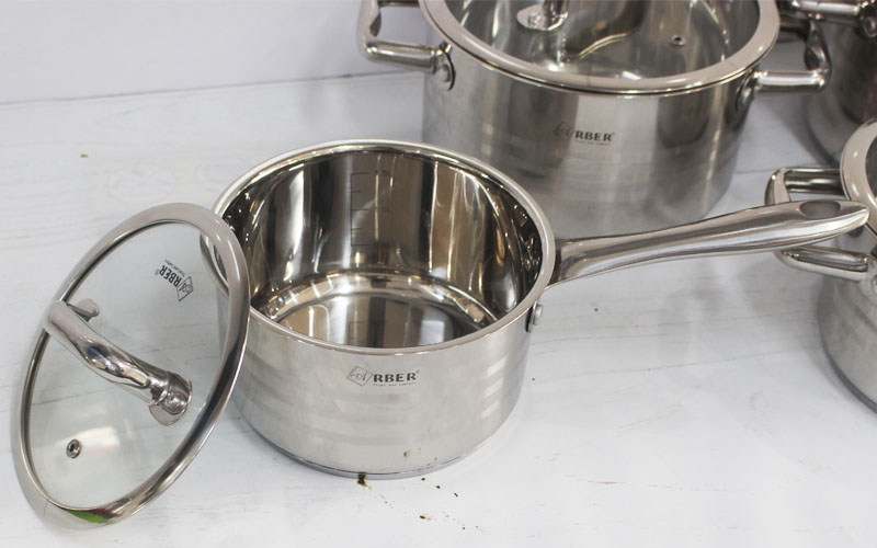 Bộ nồi inox 5 món Arber Dolphin - Hàng chính hãng