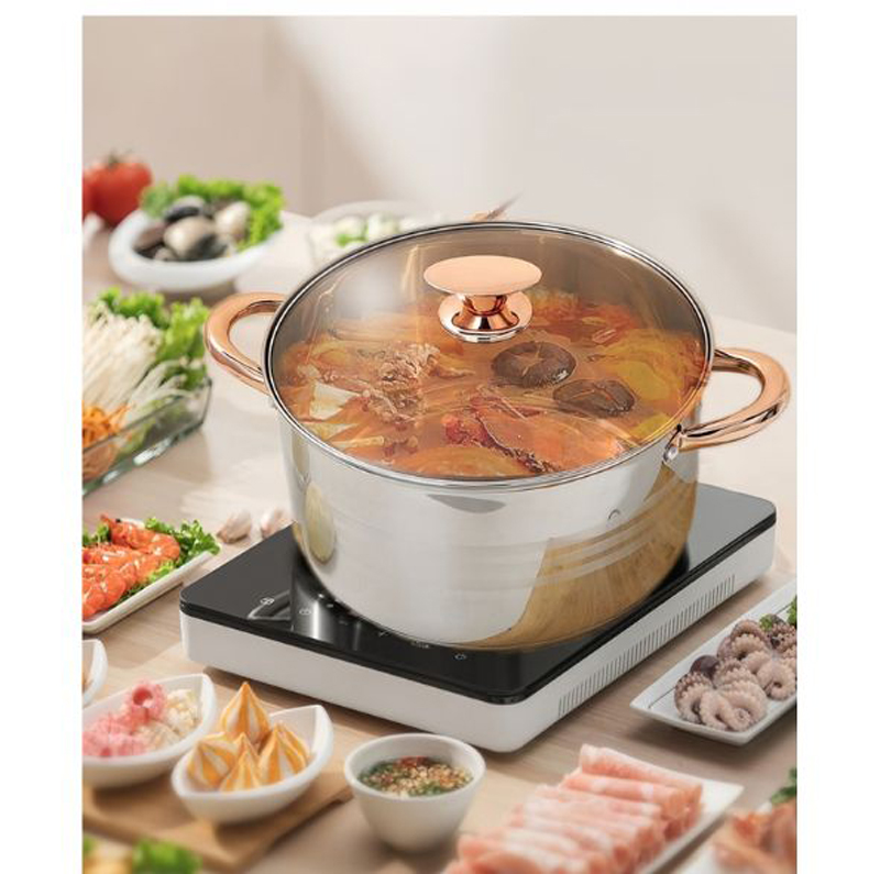 Bộ nồi inox 6 món Kailer KL-8828 - Hàng chính hãng