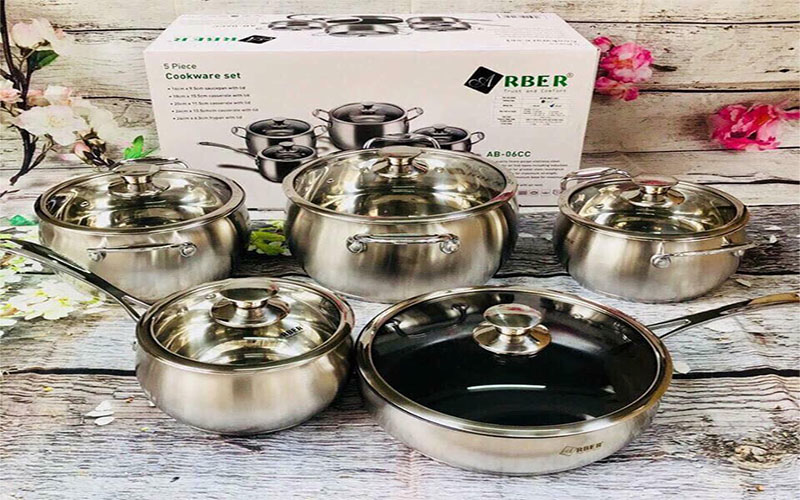 Bộ nồi inox Arber AB06CC