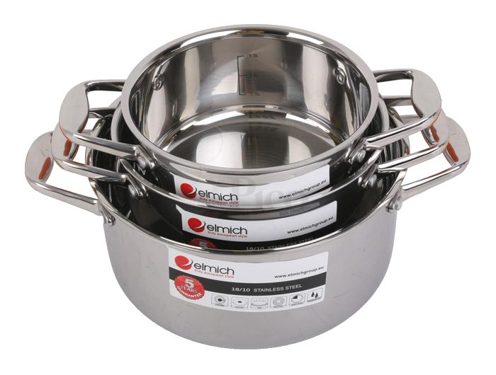 Kích thước bộ nồi Elmich Matador EL0123