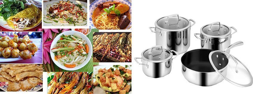 Bộ nồi inox Eurosun MC1801 – Luxury - Hàng chính hãng