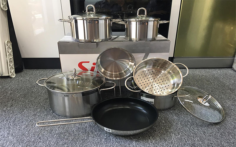 Bộ nồi inox Silit Diamant 7 món