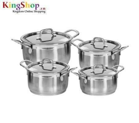 Bộ nồi Inox Elegan 3 đáy Happy Cook EL-08IH