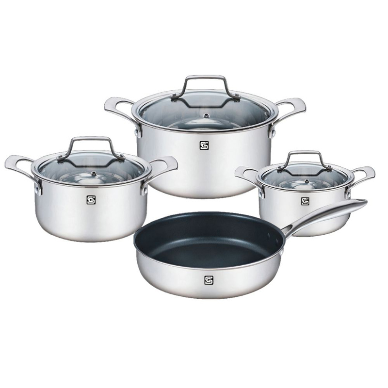 Bộ nồi inox liền khối Smart Choice BN004 - Hàng chính hãng