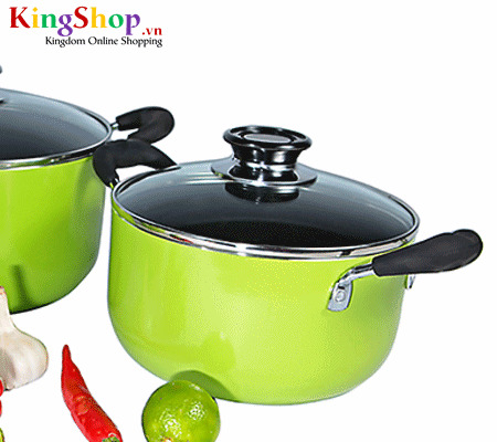 Bộ nồi nhôm chống dinh Taka TK-N03X - Hàng chính hãng