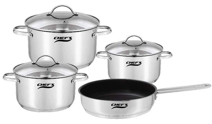Bộ nồi từ bốn chiếc Chef's EH-CW4430 - Hàng chính hãng