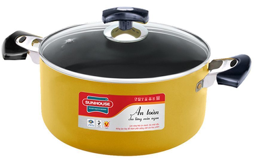 Bộ nồi chảo Sunhouse SHG-CS52 - Hàng chính hãng