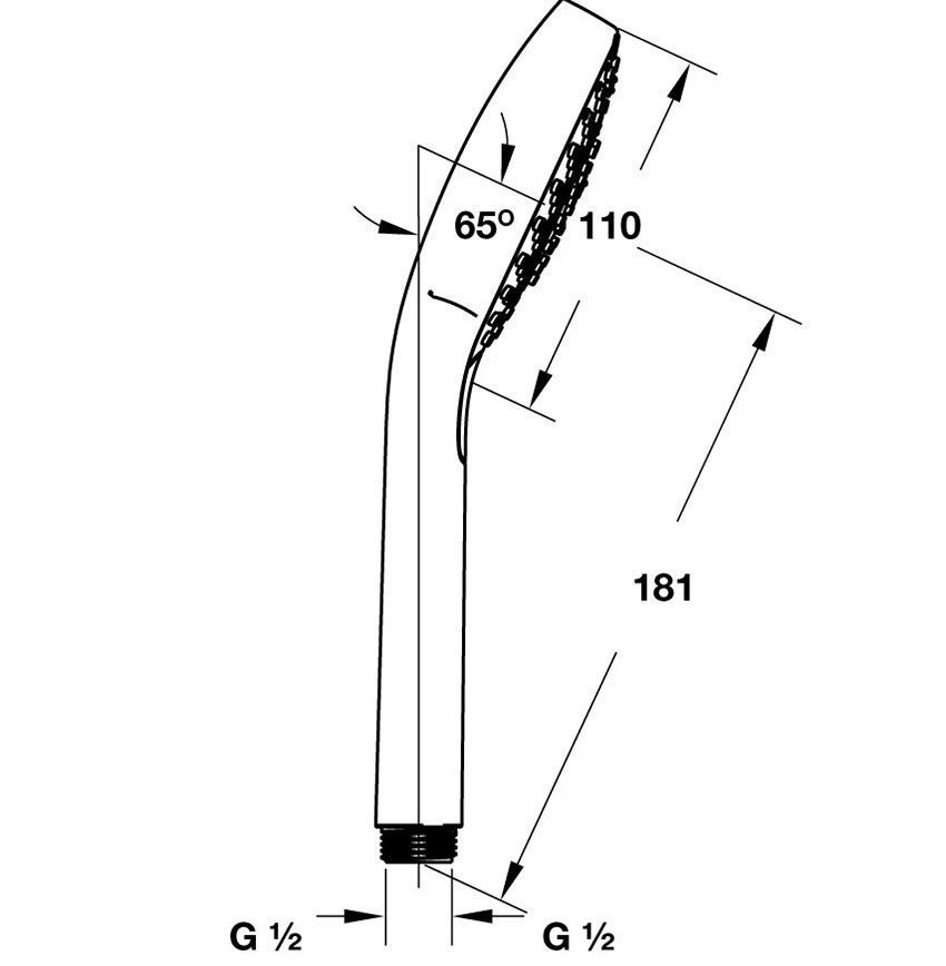 Bộ sen tay Hafele Croma Select E (ZD) - Hàng chính hãng