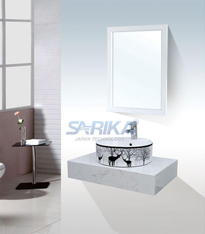 Bộ lavabo bàn đá Sarika BĐ-SR-04 - Hàng chính hãng