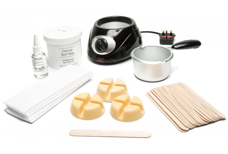 Trọn bộ sản phẩm wax lông bằng sáp Rio WAX2