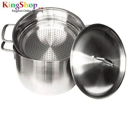 Bộ nồi xửng Happy Cook ST24-SRY - Đường kính 24cm - Hàng chính hãng