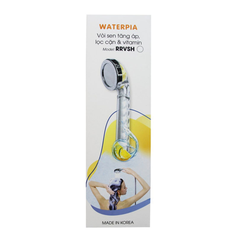Bộ vòi tăng áp và lọc sen tắm WATERPIA RRSH - Hàng chính hãng