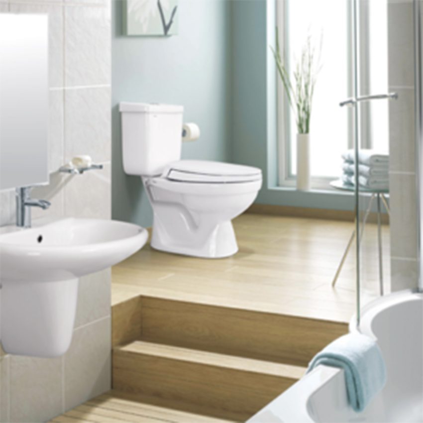 Bồn cầu hai khối Viglacera VT18M với thiết kế sang trọng