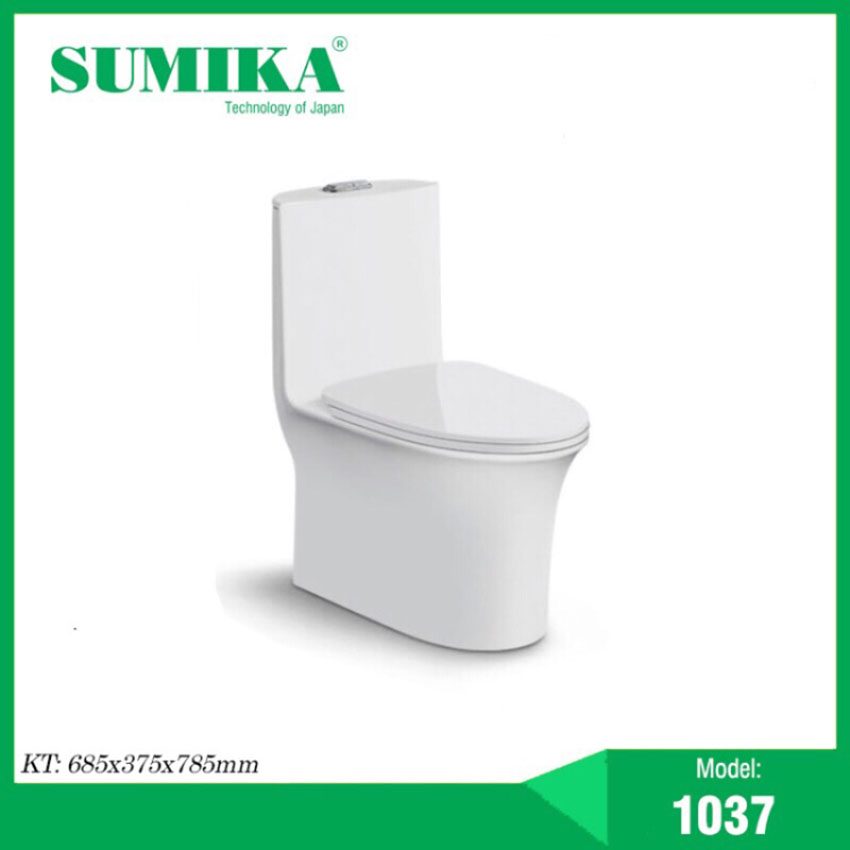 Bồn cầu két liền Sumika 1037 - Hàng chính hãng