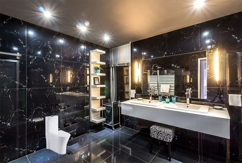 Bồn cầu liền khối Kassani 0818 - Hàng chính hãng