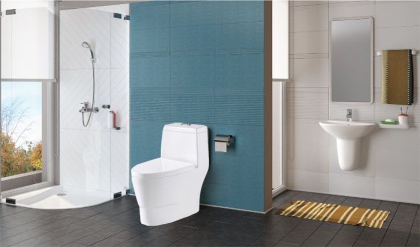 Bồn cầu liền khối Kassani 2372 với thiết kế sang trọng