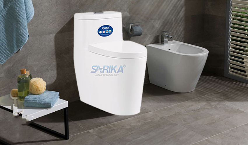 Bồn cầu liền khối Sarika SR–004 - Hàng chính hãng