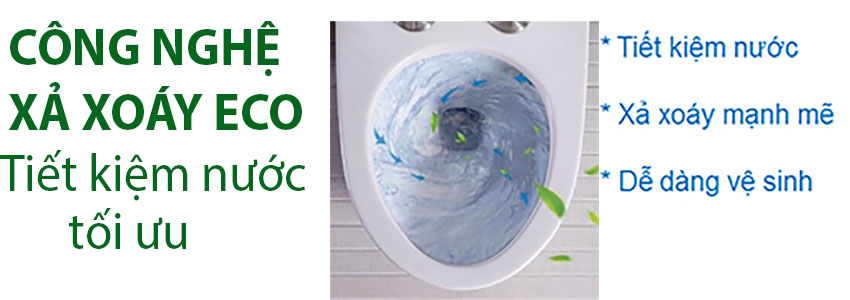 Bồn cầu liền khối Sarika SR-007 - Hàng chính hãng