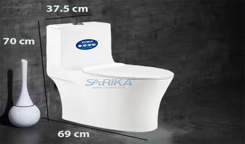 Bồn cầu liền khối Sarika SR–011 - Hàng chính hãng