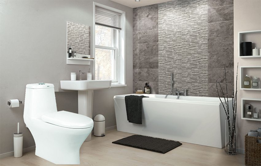  Bồn cầu một khối Viglacera V40 với thiết kế sang trọng